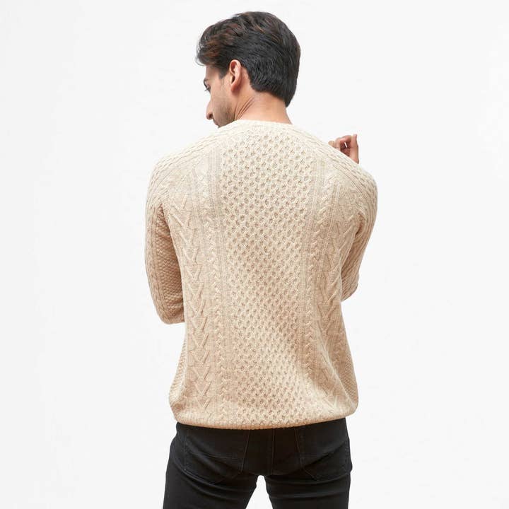 Oliver Charles - Wholesale Knit Sweater - Women's - 100% Yak Wool Cable Knit8