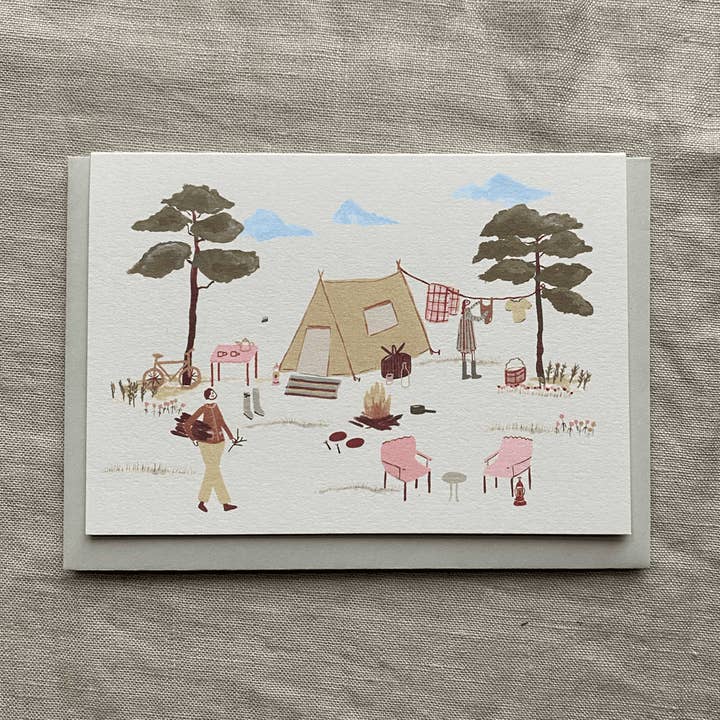 Harriet Watson – wholesale Everyday greeting card – Weekend in the Woods Card0