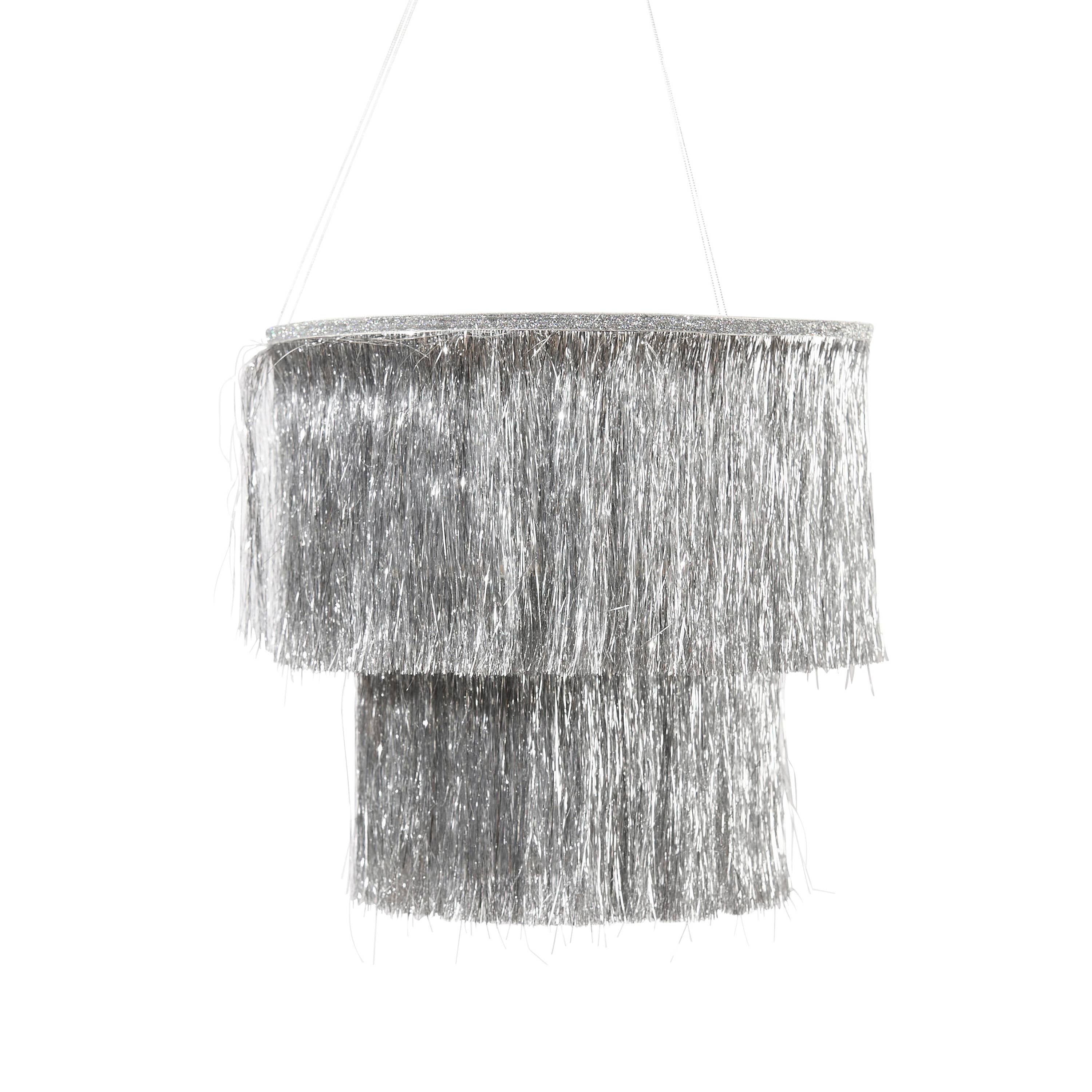 Hootyballoo by Club Green – wholesale Chandelier/hanging light – Silver Fringe Chandelier2