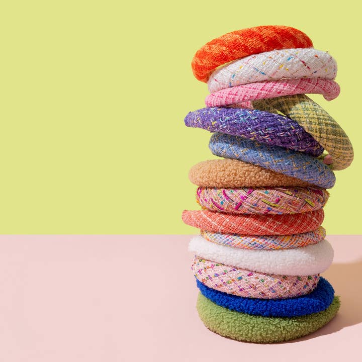 Taylor Elliott Designs - Wholesale Spa Headband - *ON SALE* Padded Headband - Sherpa - Solid Cream - Thea4