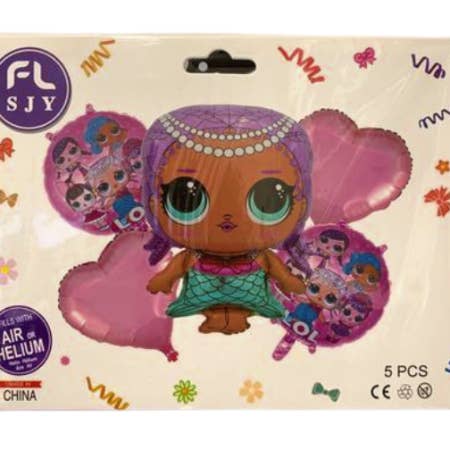 My Wholesale Warehouse - Wholesale Balloon - Large 5pc Happy Birthday Cartoons Character Balloons - 28 Options!14