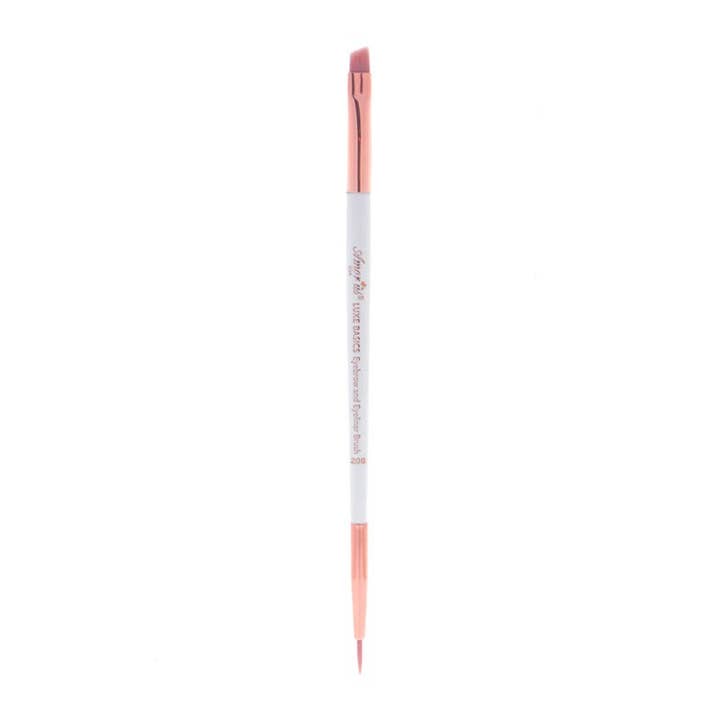 PINEAPPLE Beauty - Wholesale Eye Makeup Brush - AMORUS PBR-208 Luxe Basics Eyebrow & Eyeliner Brush - 12