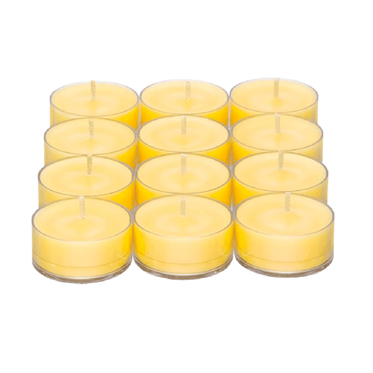 Glow Collection - Wholesale Tea light candles - Lemon Universal Tealight Candles0