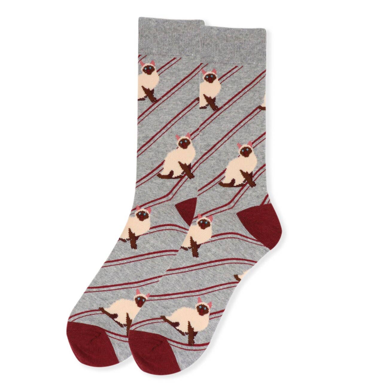 Selini New York - Wholesale Socks - Men's - Siamese Cat Socks for Men1