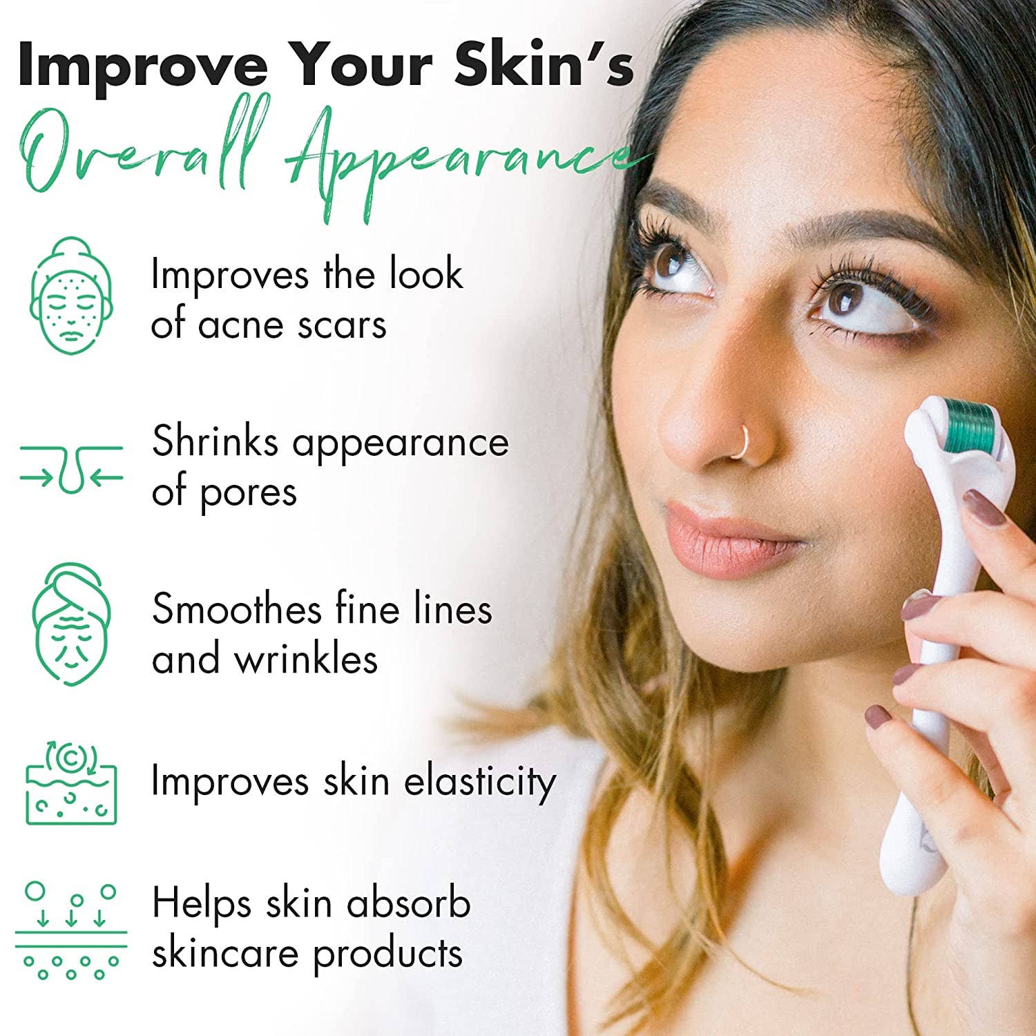 Beauty By Earth - Wholesale Face/Beauty Roller - Derma Roller Microneedling Face Roller6