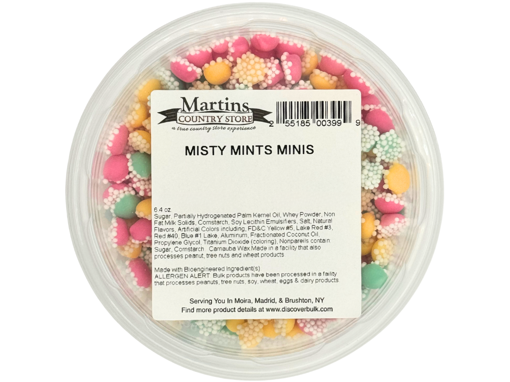 Martin's Country Store LLC – rebuçados por atacado – MINI MISTY MINTS 6.4oz3