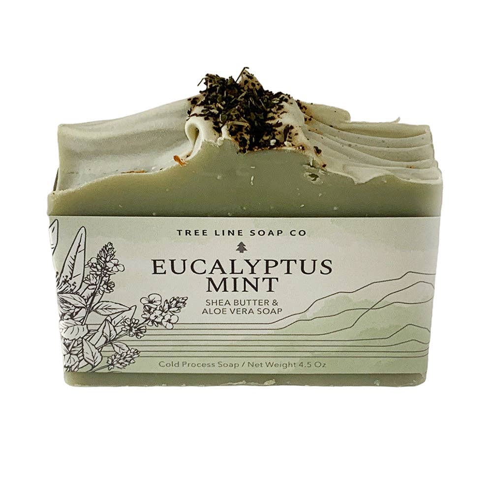 Tree Line Candle Co - Wholesale Zeepblok - Eucalyptus Mint zeep0