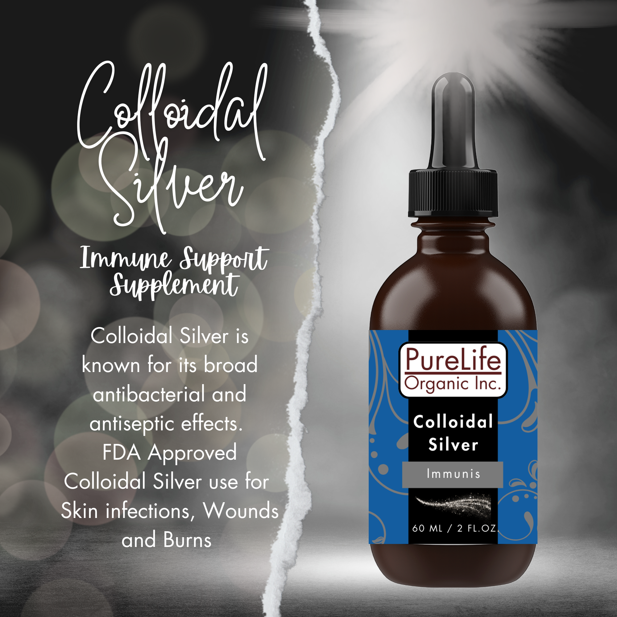 PureLife Organic Inc - Wholesale Oral Supplement/Vitamin - Colloidal Silver 15 ppm - Immune Support4