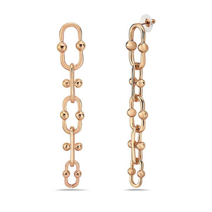 Brincos Designer Link Chain por atacado de Jewelry Fiesta