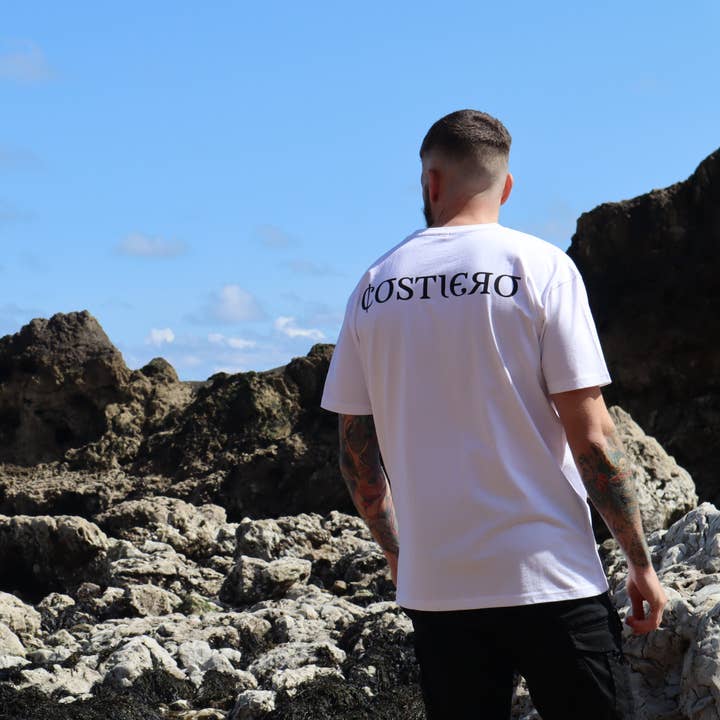 WHITE OVERSIZED T-SHIRT for wholesale by COSTIERO