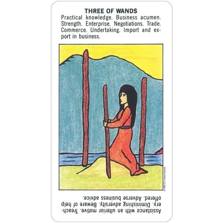 U.S. Games Systems Inc. – Cartas de tarô por atacado – Deck Tarot Iniciante4