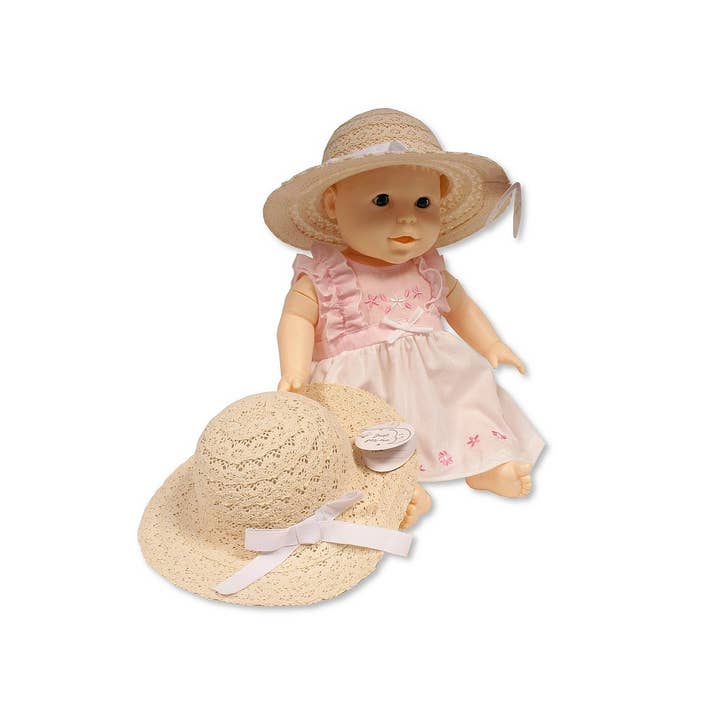 Sheldon International - Wholesale Clothing Set - Baby - Baby Girls Paper Straw Hat - 803