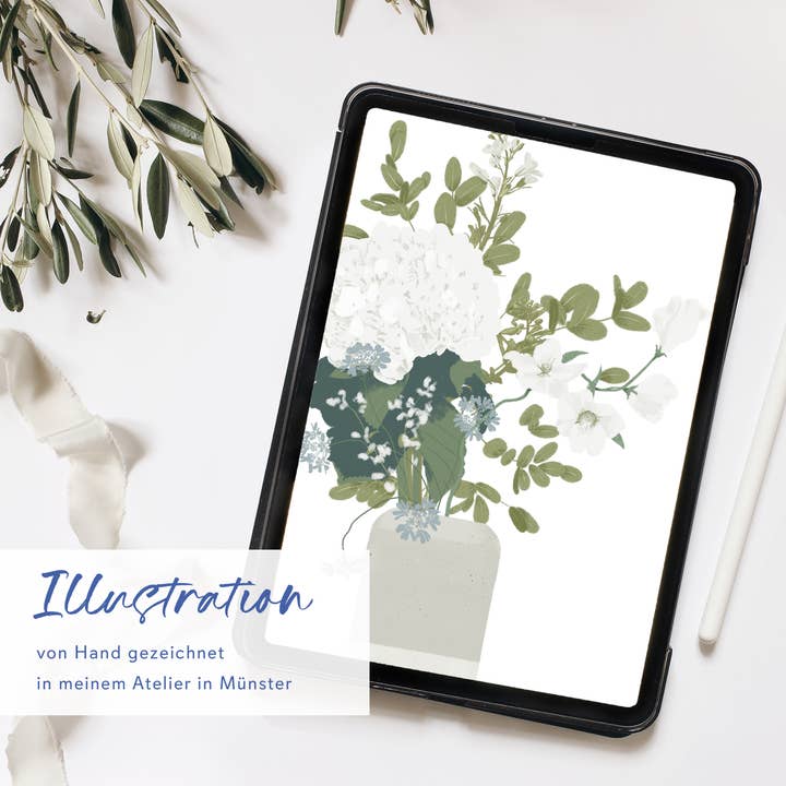 Wildblumen Atelier - Wholesale Congratulations Card - Postcard Congratulations vase, FSC certified2