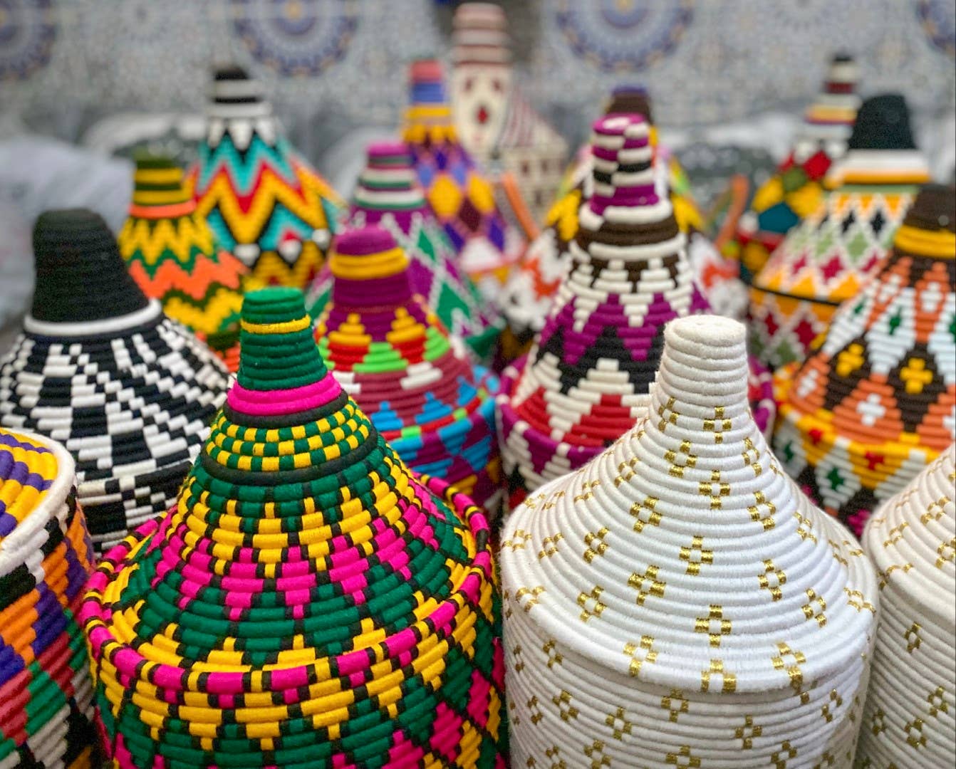 SOUK in the CITY - Venta al por mayor Cestas - Cestas Bereberes XL14