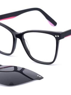 Monture à clipser en acétate polarisé optique pour femme G5292 C1 pour la vente par C.Rodríguez Eyewear
