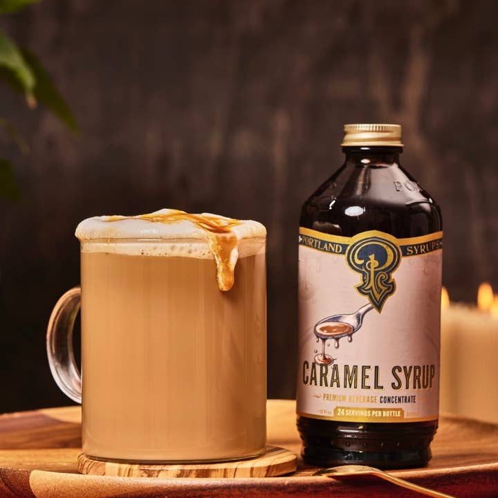 Portland Syrups - Wholesale Cocktail Mix/Syrup - Gift Set - Coffee Syrups - Vanilla, Hazelnut, Caramel7