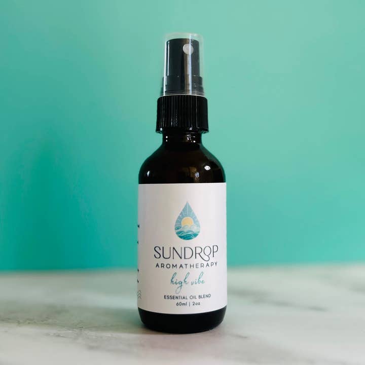 Spray Haute Vibration pour la vente par Sundrop Aromatherapy