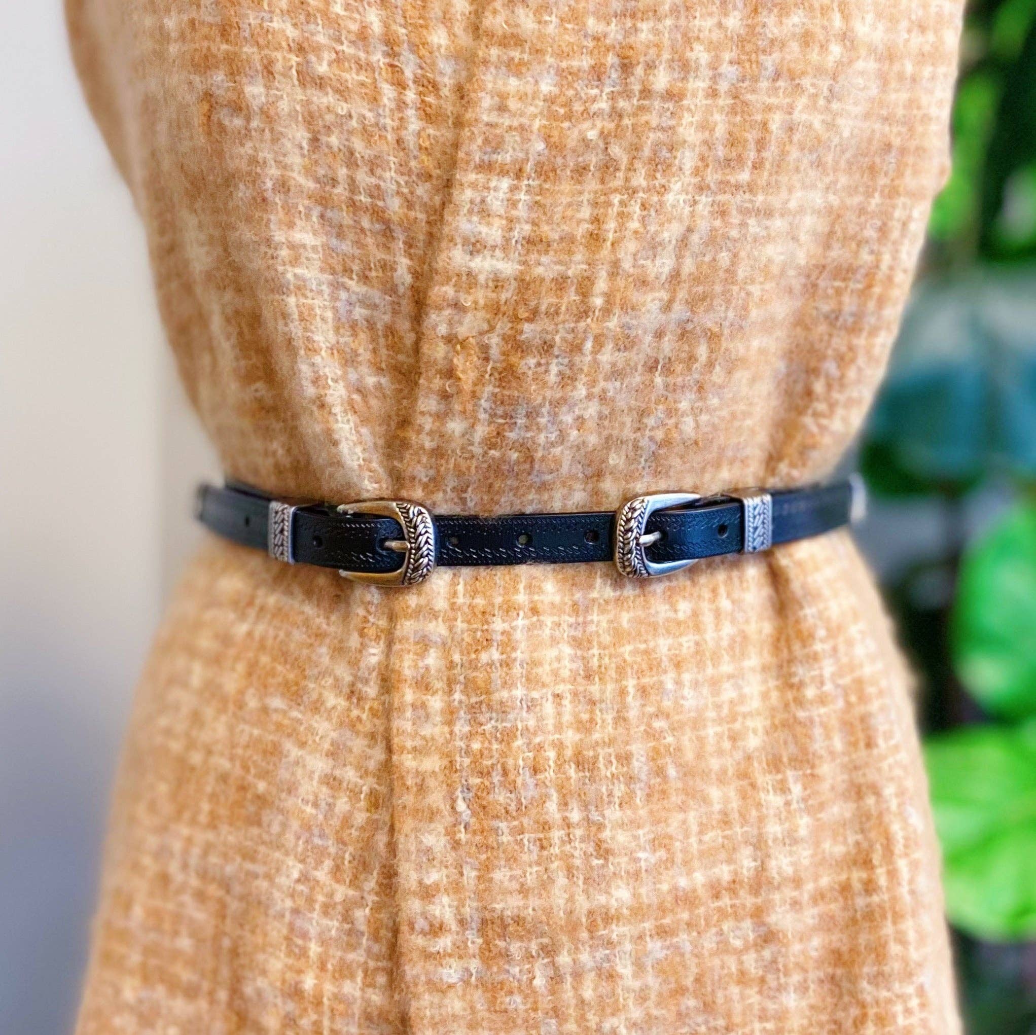 Ellison+Young - Wholesale Belt - Women's - Genuine Double Buckle Belt1
