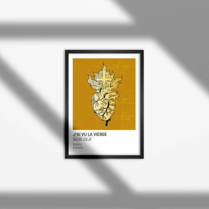 Sacred Heart Poster (42x30cm) for wholesale by J'ai vu la Vierge