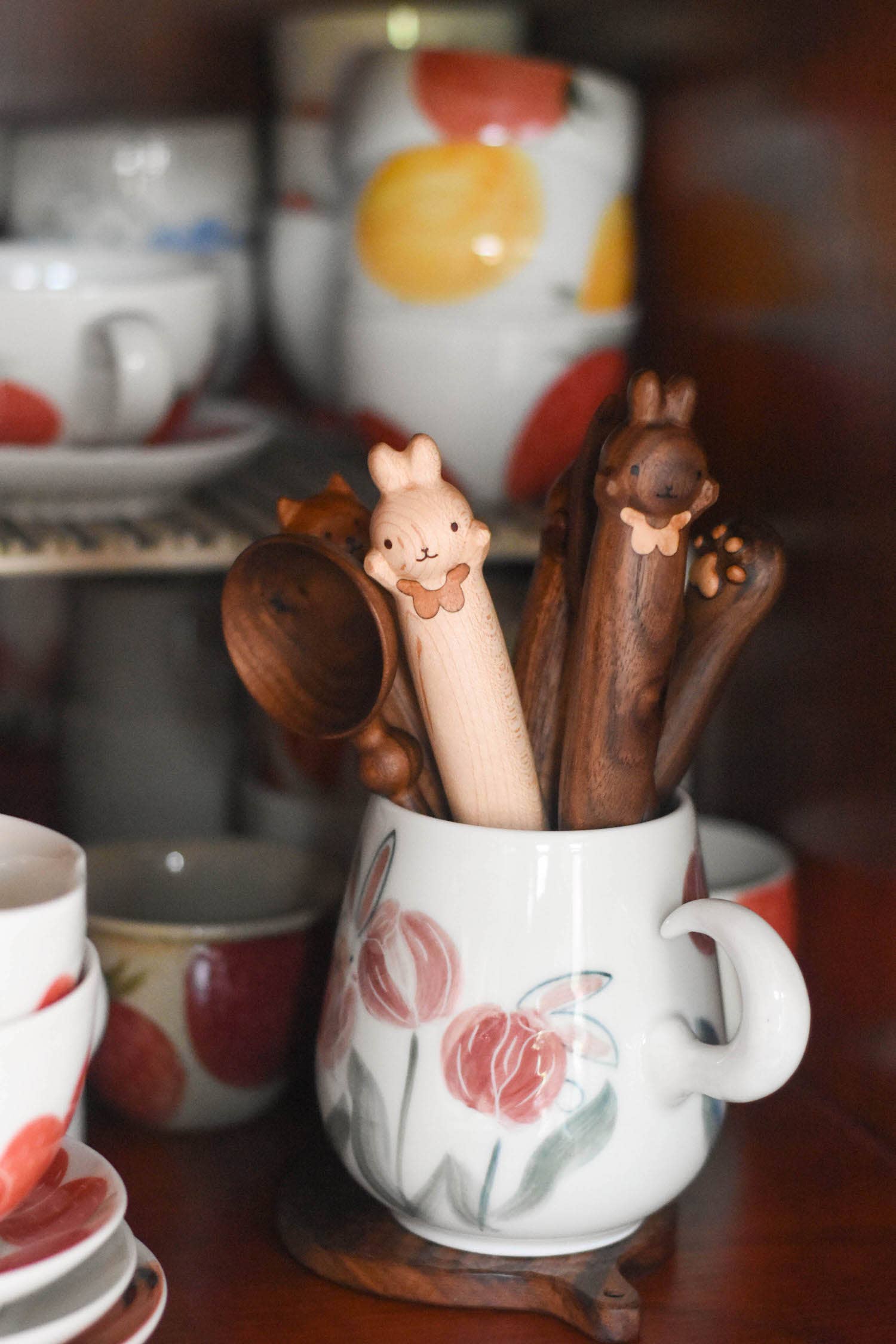 Senser Woodcraft - Wholesale Flatware Set - Hand-Carved Bunny Spoon & Fork – Adorable & Functional Gift6