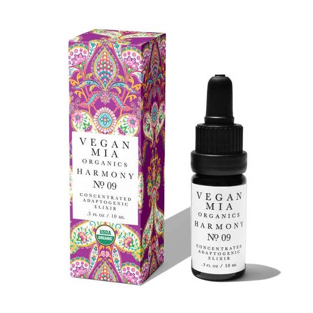 0.34 oz Harmony Adaptogenic Elixir for wholesale by Vegan Mia Organics