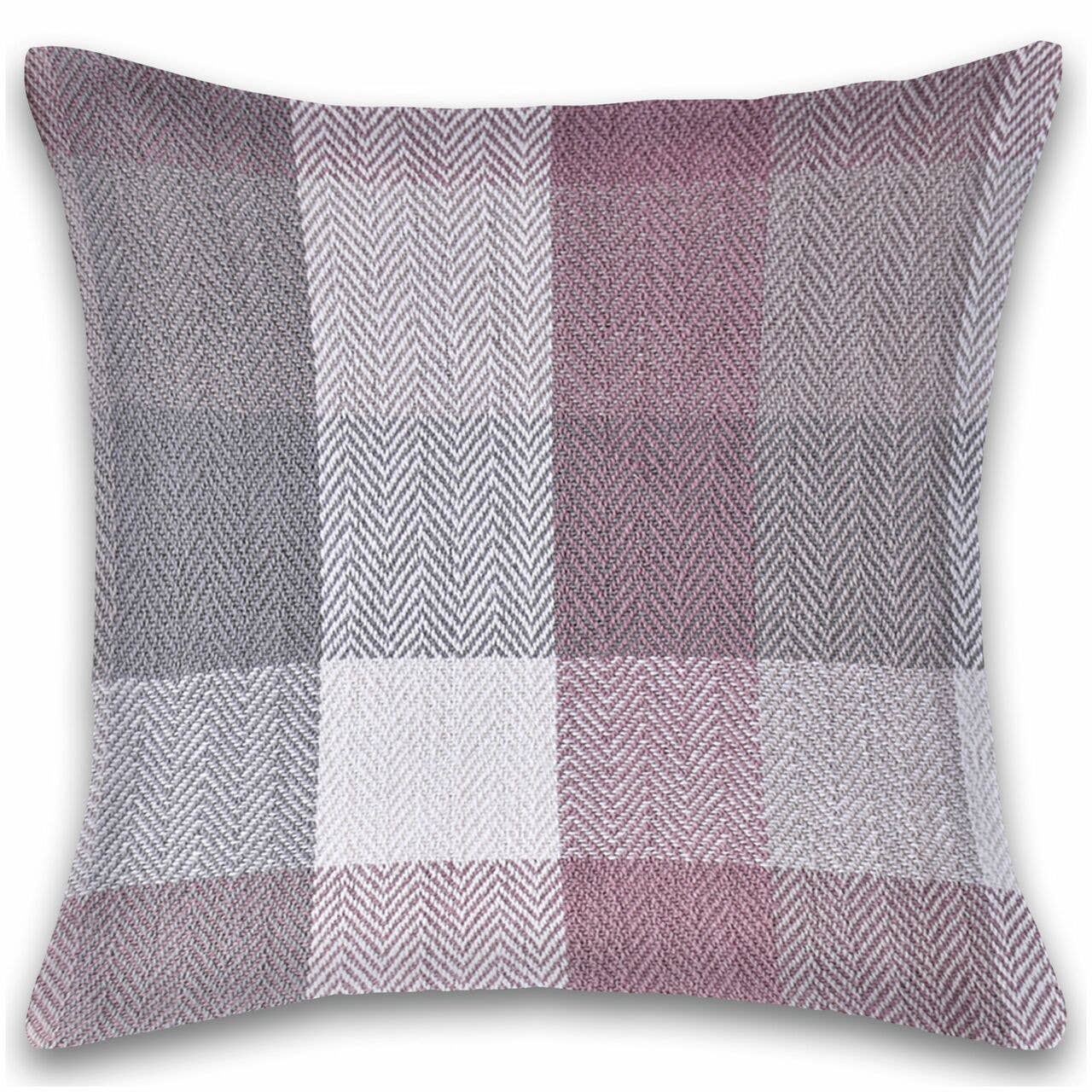 Fabstyles - Wholesale Throw Pillow Cover - Fabstyles Herringbone Check Cotton Pillow Cover10