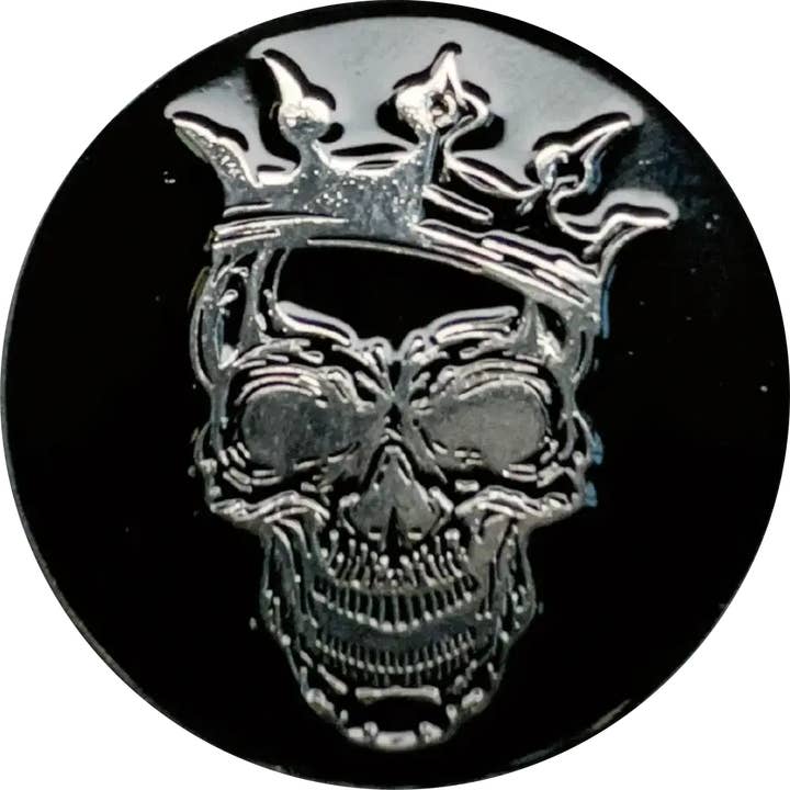 Spilla Magnetica Robusta a Forma di Teschio - Stile Teschio Incoronato per la vendita all'ingrosso da parte di American Hat Makers