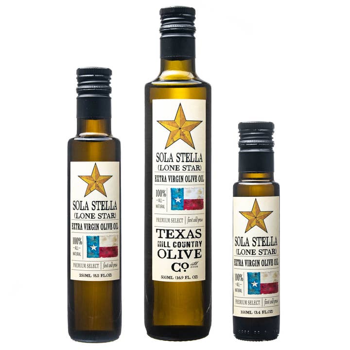 Texas Hill Country Olive Co. - Wholesale Olive Oil - Sola Stella Extra Virgin Olive Oil - 500ml