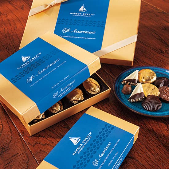 Harbor Sweets Chocolates - Wholesale Chocolate Box - Harbor Sweets Chocolates 10 Pcs Gift Assortments - 3 1/2 oz