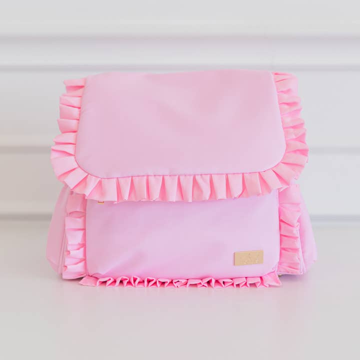 Hollis - Wholesale Diaper Bag - Baby - Ruffled Nylon Diaper Bag