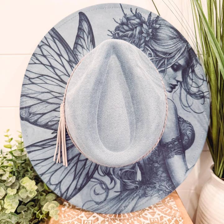 Willie & Dolly Designs - Wholesale Fedora - Women's - Engraved Fairy Hat 5