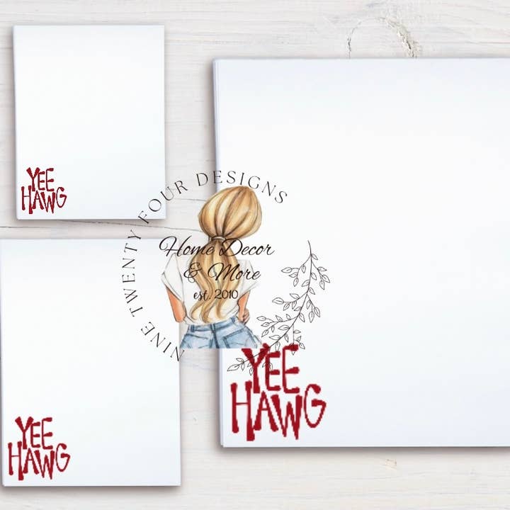 Yee Hawg Arkansas Notepad for wholesale by Nine Twenty Four Designs