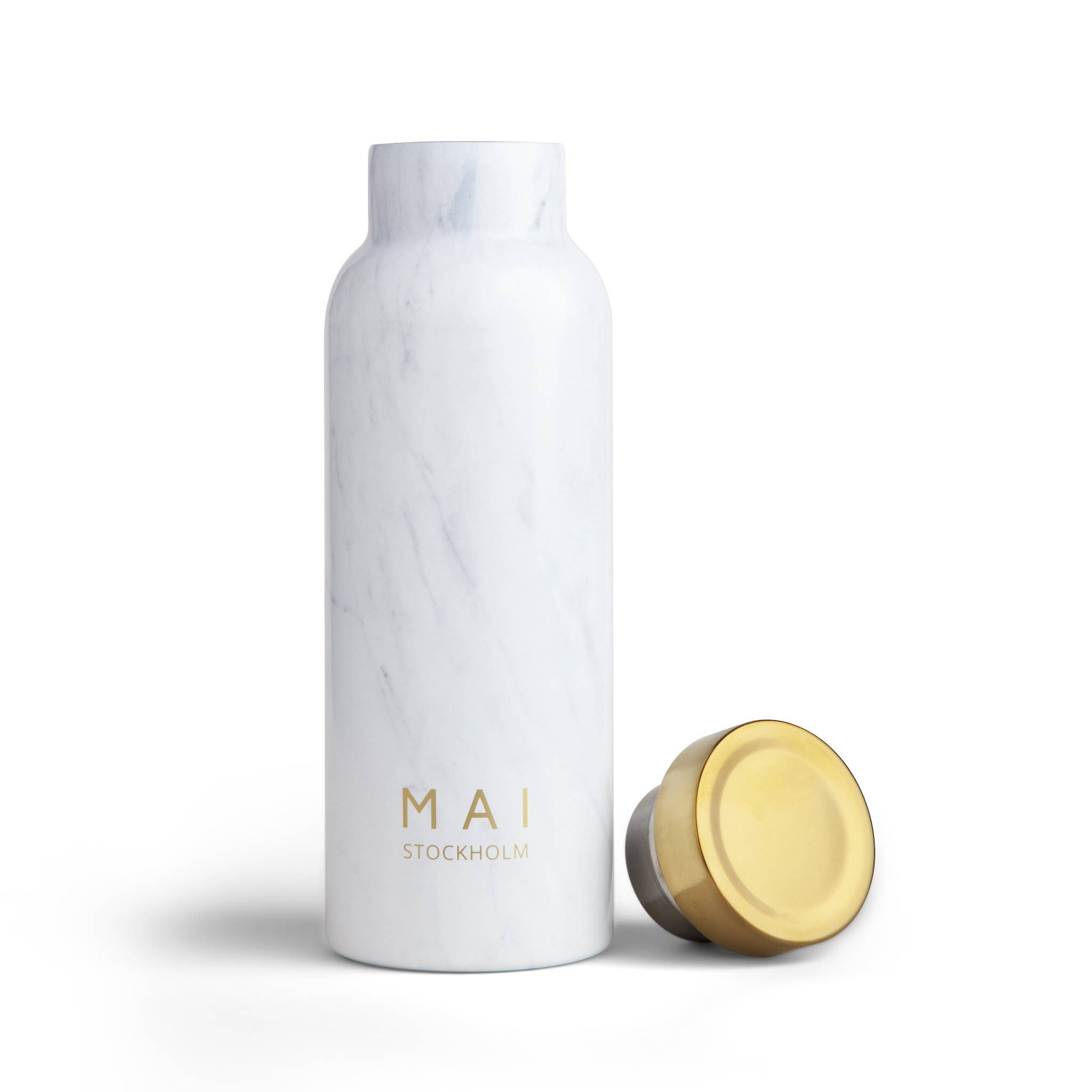 MAI Stockholm – wholesale Water bottle – Carrara Marble1