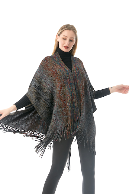 Pretty Persuasions - Vendita all'ingrosso Mantella - Donna - CP22102 Coprispalle Ruana Monterrey16