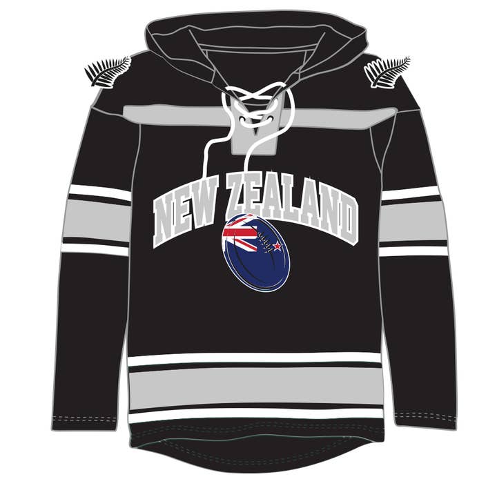 New Zealand Rugby Lace Hoodie for wholesale by Lowsportgeaar