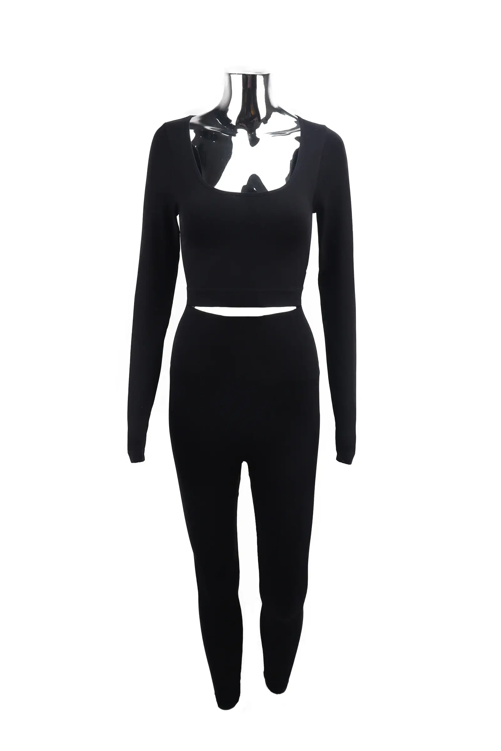 PHANIE MODE - Wholesale Sportset - Dames - Naadloze stretch top en legging set Pan-2275