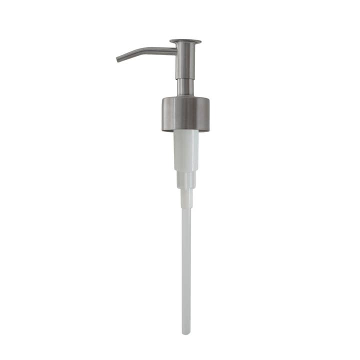 Sanwacraft - Wholesale Soap Dispenser - Stainless Steel SLIM Liquid Pump Only - 28-400 Threading