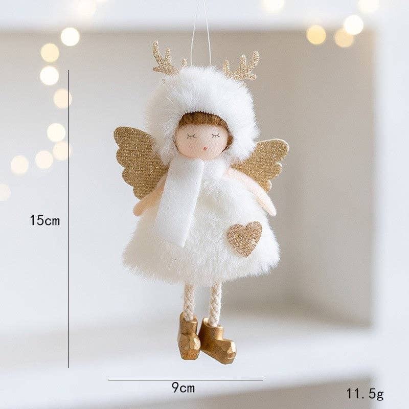 kycozy – wholesale Ornament – Christmas Angel Ornament With Antlers Wings3