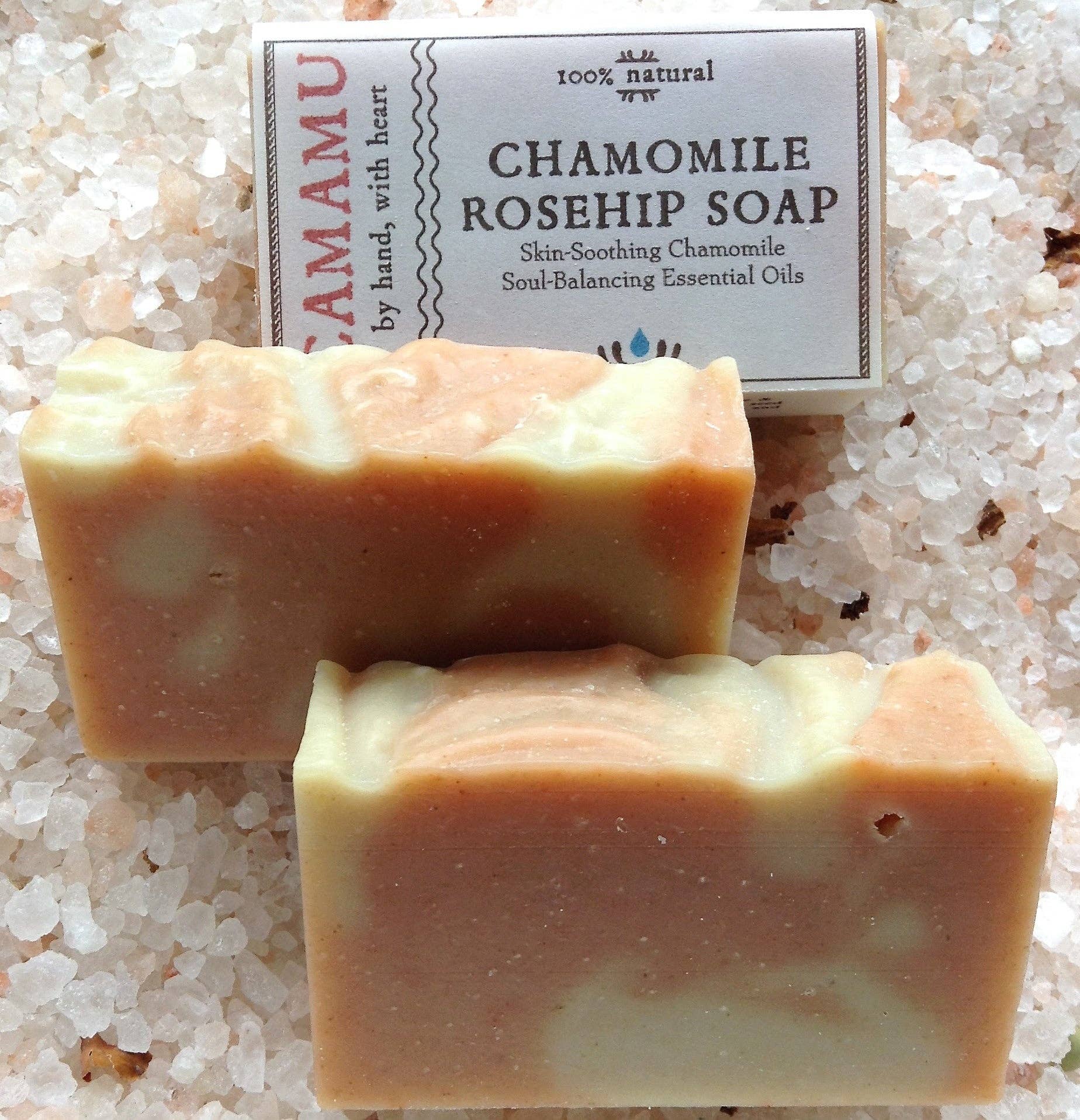 Camamu  Soap - Wholesale Bar Soap - Chamomile Rose Hip Soap1