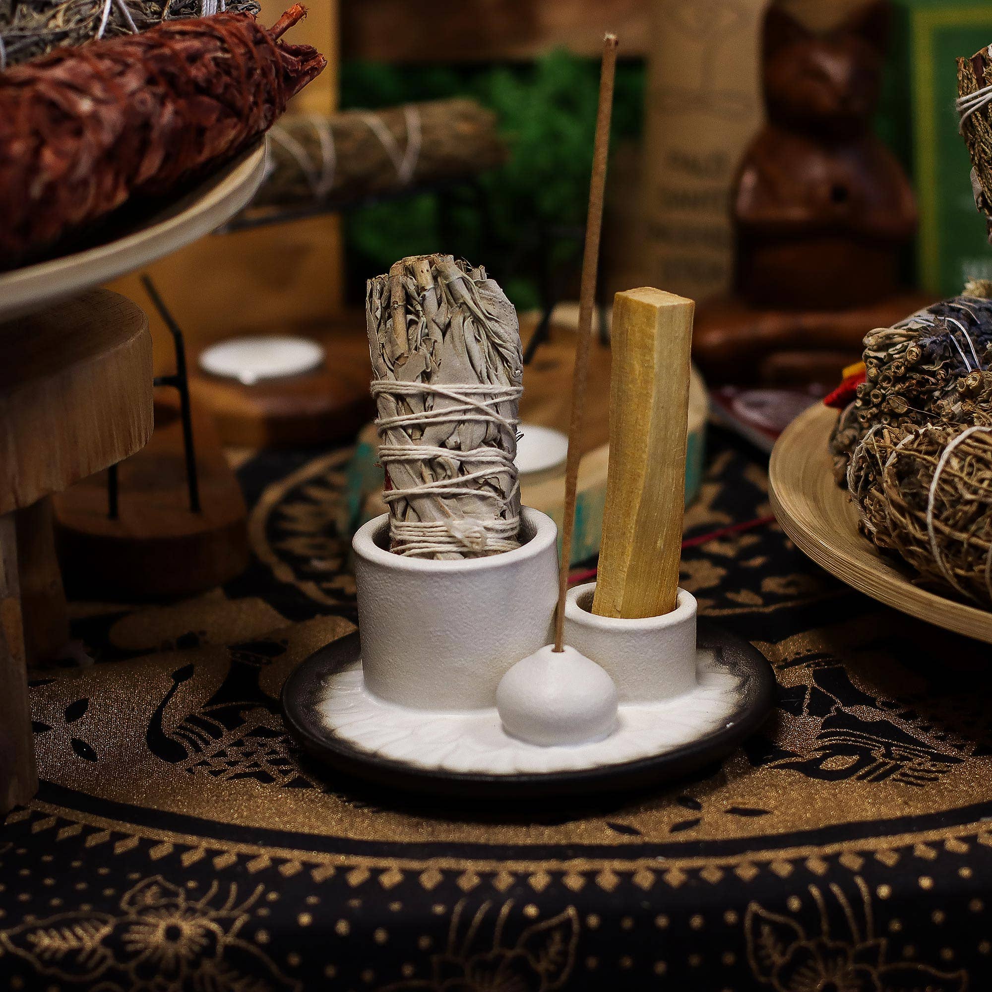 AWGifts Europe - Wholesale Incense Holder - Wholesale Ceramic Palo Santo & Smudge Holders
8