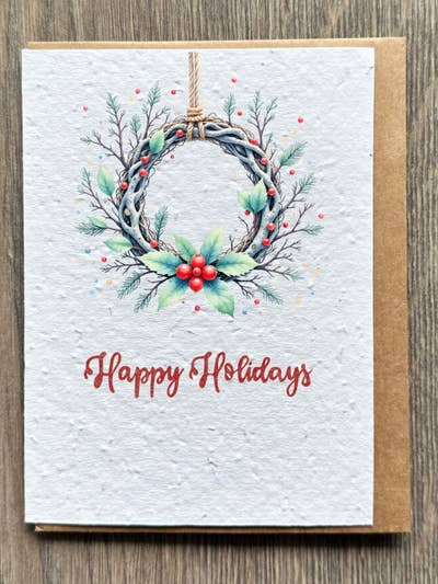 Couronne des Fêtes pour la vente par The Flora Page