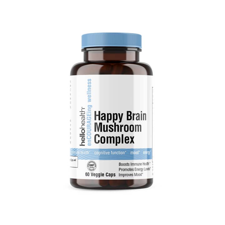 Hello Health - Wholesale Oral Supplement/Vitamin - Happy Brain 10 Mushroom Complex