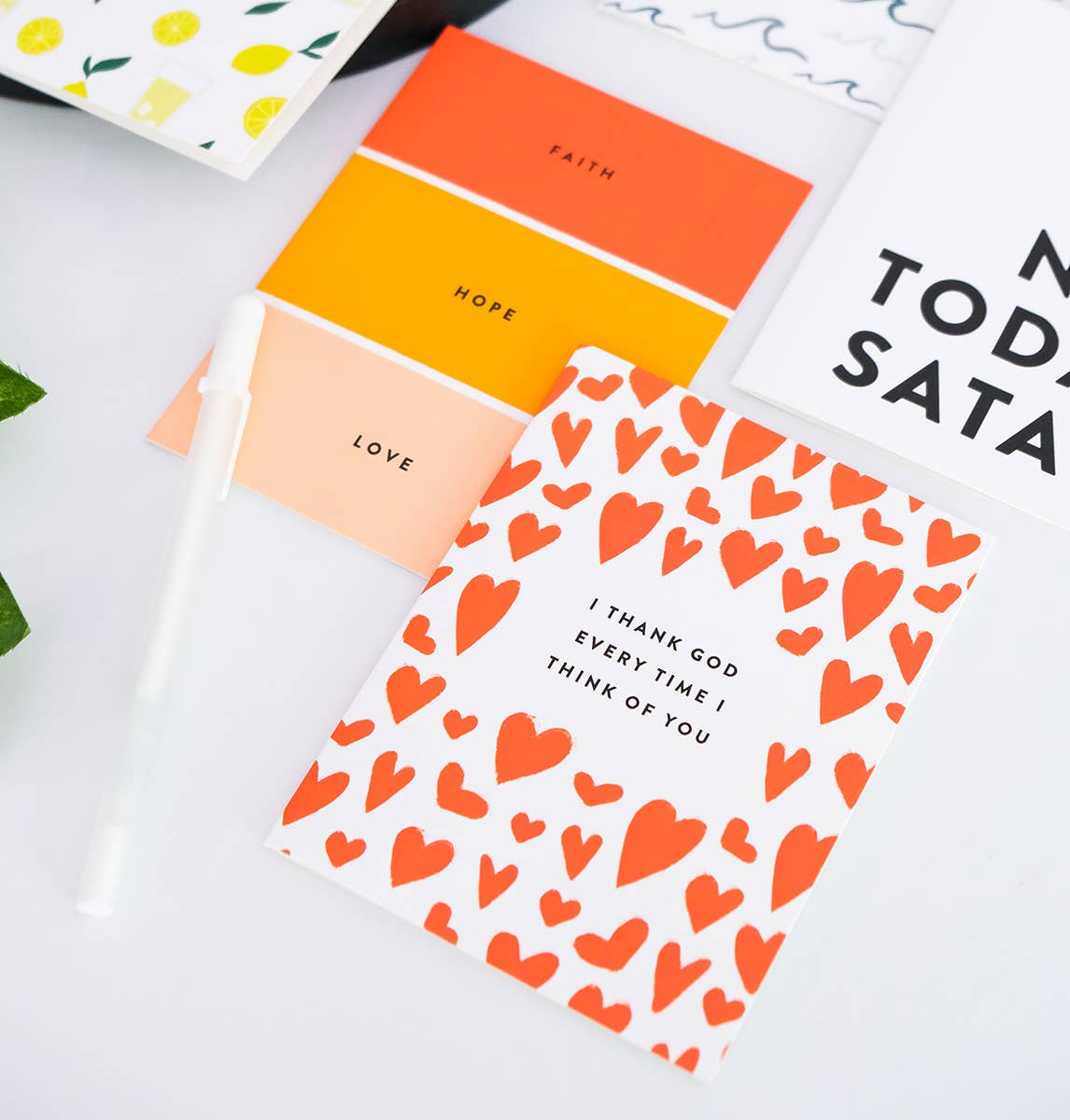 Joy Paper Co. - Wholesale Thank You Card - I Thank God Card1