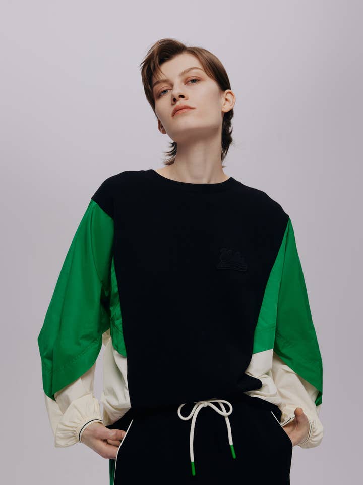 Vintage Patchwork School Sweatshirt for wholesale by Urlazh