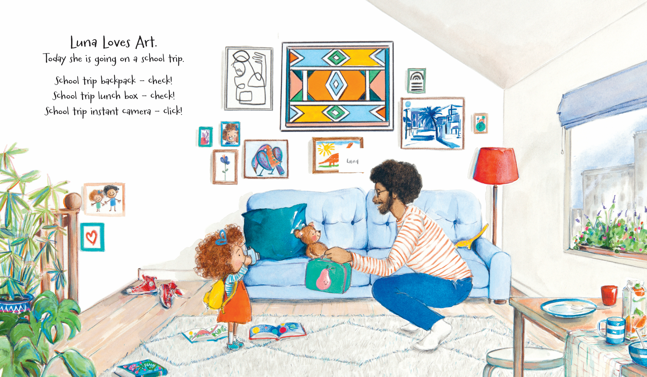 EDC Publishing - Vente Livre pour enfants de maternelle (de 3 à 5 ans) - Luna aime l'art2