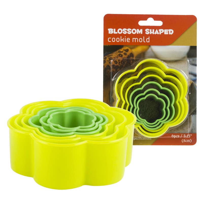 Deluxe Import Trading - Wholesale Cookie Cutter - 6pc Plum Blossom Cookie Mold0