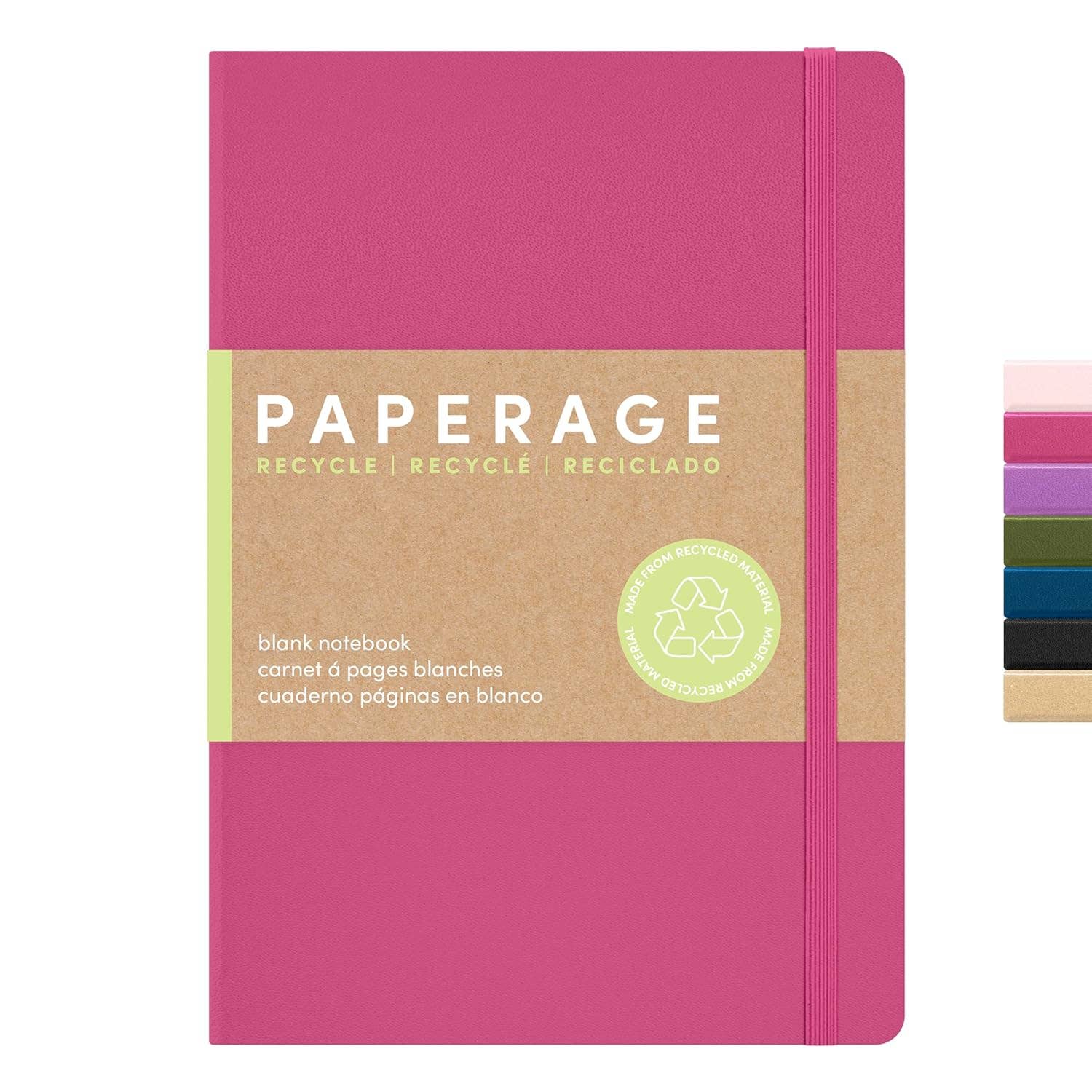 Paperage - Wholesale Notebook - 160PG Recycled Casebound Blank Journal Notebook5