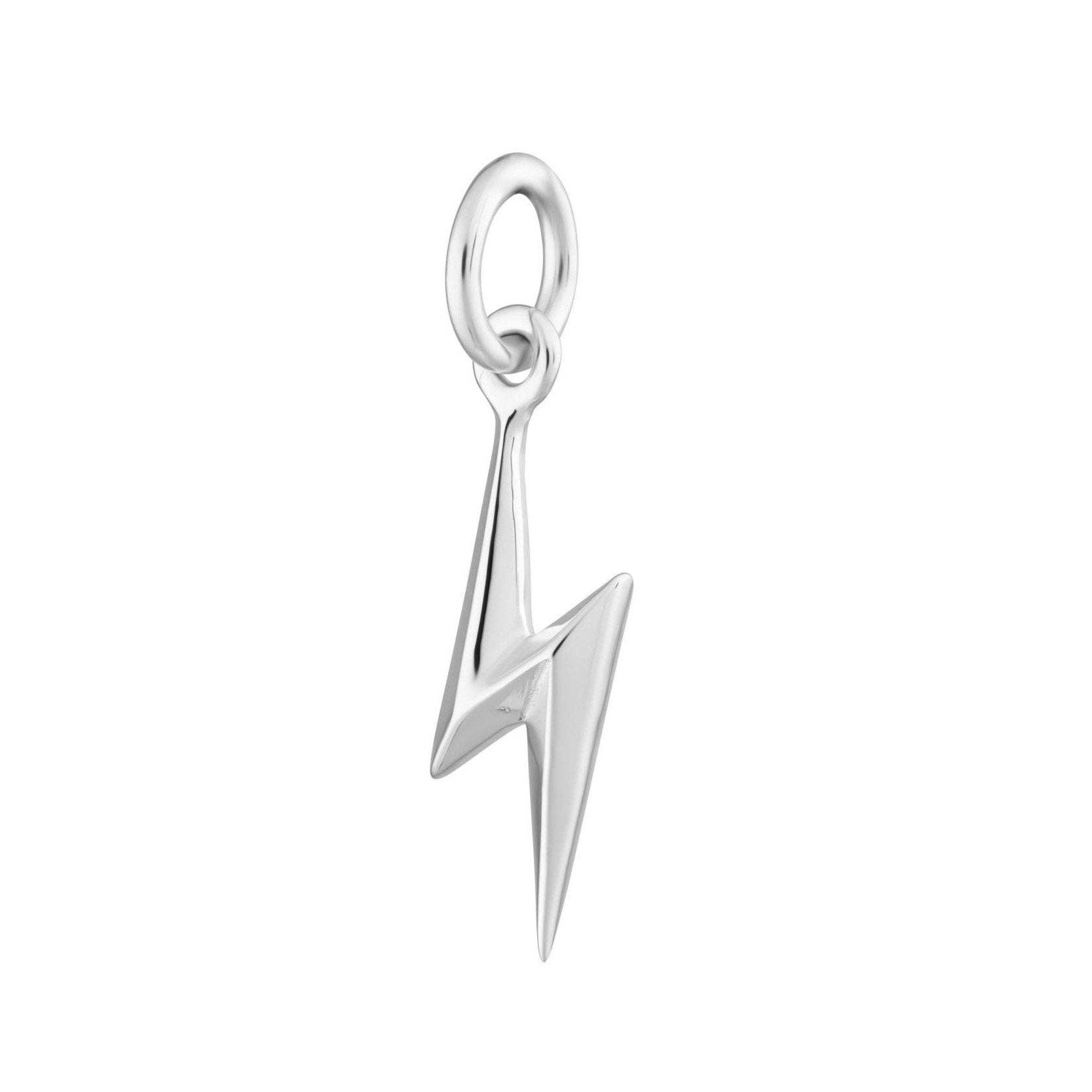 Scream Pretty - Recycled Sterling Silver Jewellery – wholesale Individual charm/pendant – Lightning Bolt Charm0