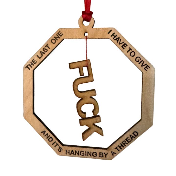 Ornament - Final Fuck for wholesale by Snarky Megs