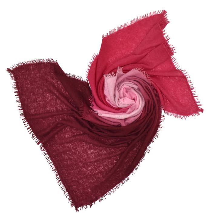 Cassidy Tie-Dye Cashmere Scarf for wholesale by Dupatta Designs